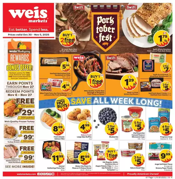 Weis Markets catalogue | Our best offers for you | 2025-10-30T00:00:00.000Z - 2025-11-05T00:00:00.000Z