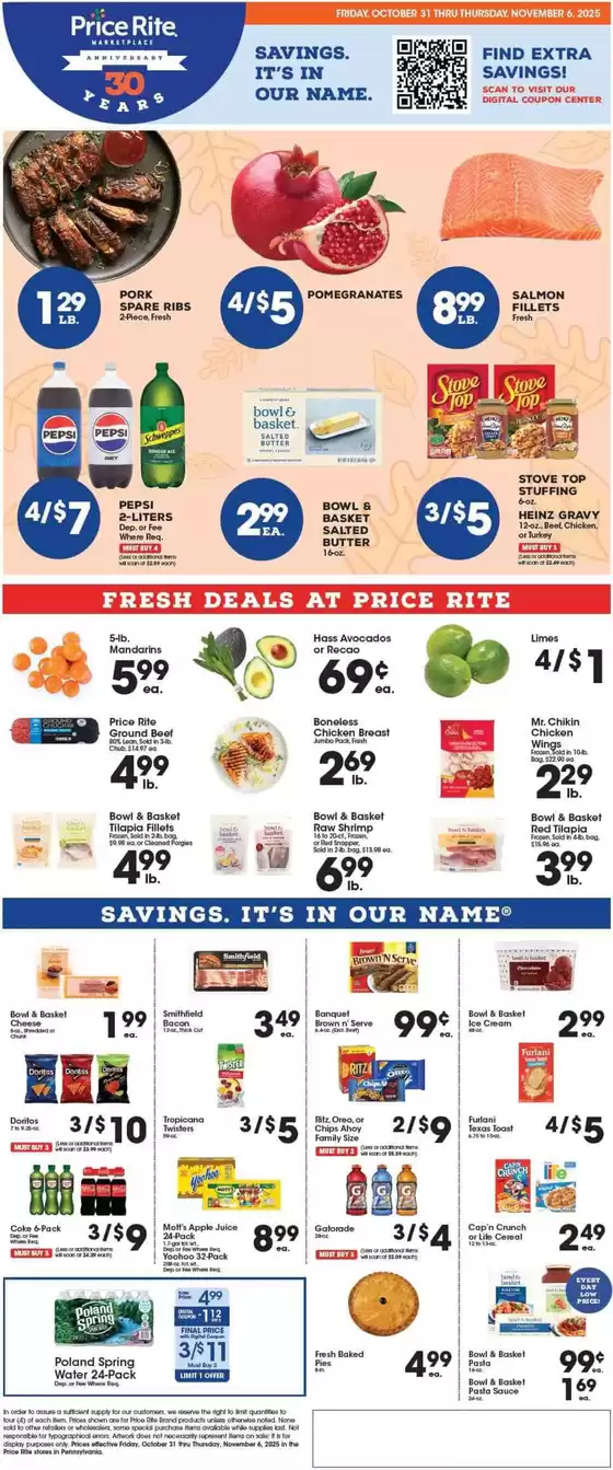 Price Rite catalogue in Vista CA | Weekly Ads Price Rite | 2025-10-31T00:00:00.000Z - 2025-11-06T00:00:00.000Z