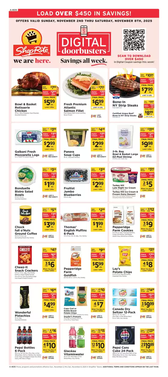 ShopRite catalogue in Vista CA | Great offer for bargain hunters | 2025-10-30T00:00:00.000Z - 2025-11-08T00:00:00.000Z