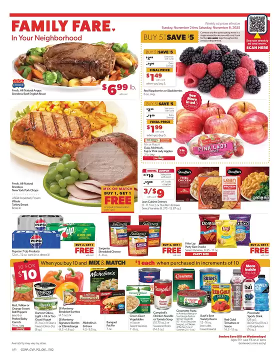 Family Fare catalogue in San Diego CA | Exclusive deals and bargains | 2025-10-31T00:00:00.000Z - 2025-11-01T00:00:00.000Z