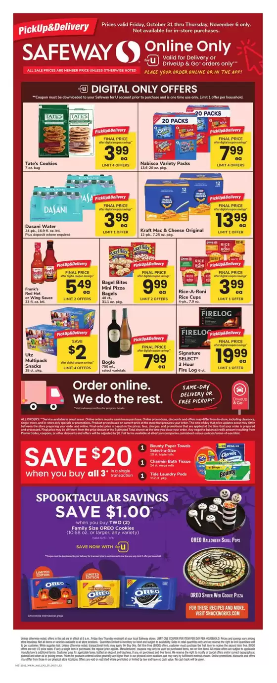 Safeway catalogue in San Diego CA | Top deals for all customers | 2025-10-31T00:00:00.000Z - 2025-11-06T00:00:00.000Z