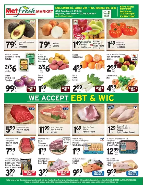 Met Foodmarkets catalogue in San Diego CA | Met Foodmarkets weekly ad | 2025-10-31T00:00:00.000Z - 2025-11-06T00:00:00.000Z