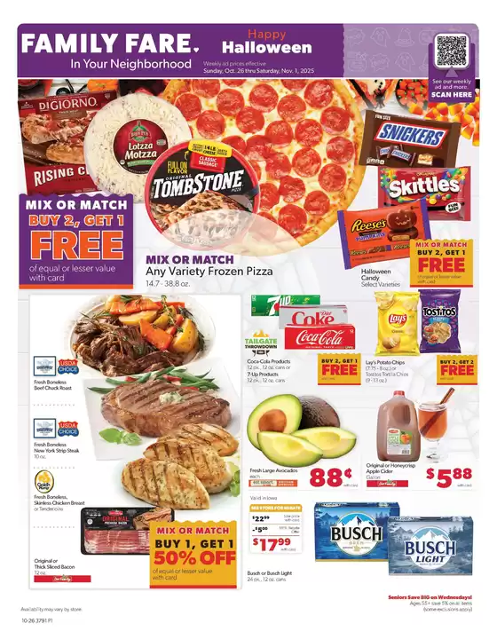 Family Fare catalogue in New Britain CT | Current bargains and offers | 2025-10-26T00:00:00.000Z - 2025-11-01T00:00:00.000Z
