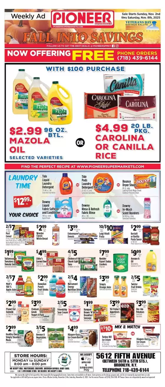 Pioneer Supermarkets catalogue in Plainfield IL | Top offers for all bargain hunters | 2025-11-02T00:00:00.000Z - 2025-11-08T00:00:00.000Z