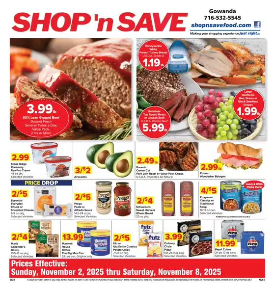 Shop 'n Save catalogue in Snellville GA | Exclusive bargains | 2025-11-02T00:00:00.000Z - 2025-11-08T00:00:00.000Z