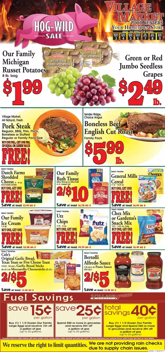 Village Market Food Centers catalogue in Glendale AZ | Village Market Food Centers weekly ad | 2025-11-03T00:00:00.000Z - 2025-11-09T00:00:00.000Z