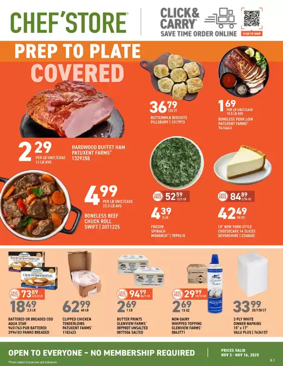 Chef'Store catalogue in Fairfax VA | Save now with our deals | 2025-11-03T00:00:00.000Z - 2025-11-16T00:00:00.000Z