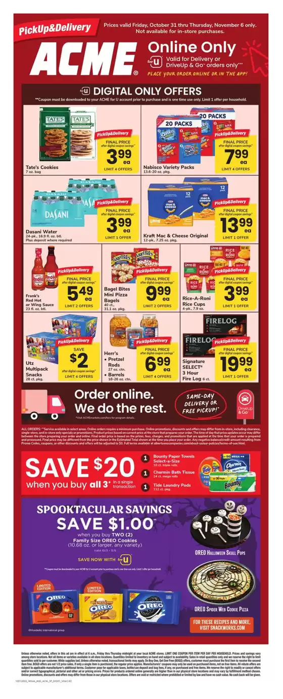 ACME catalogue in Watauga TX | Acme Markets - SP | 2025-10-31T00:00:00.000Z - 2025-11-06T00:00:00.000Z