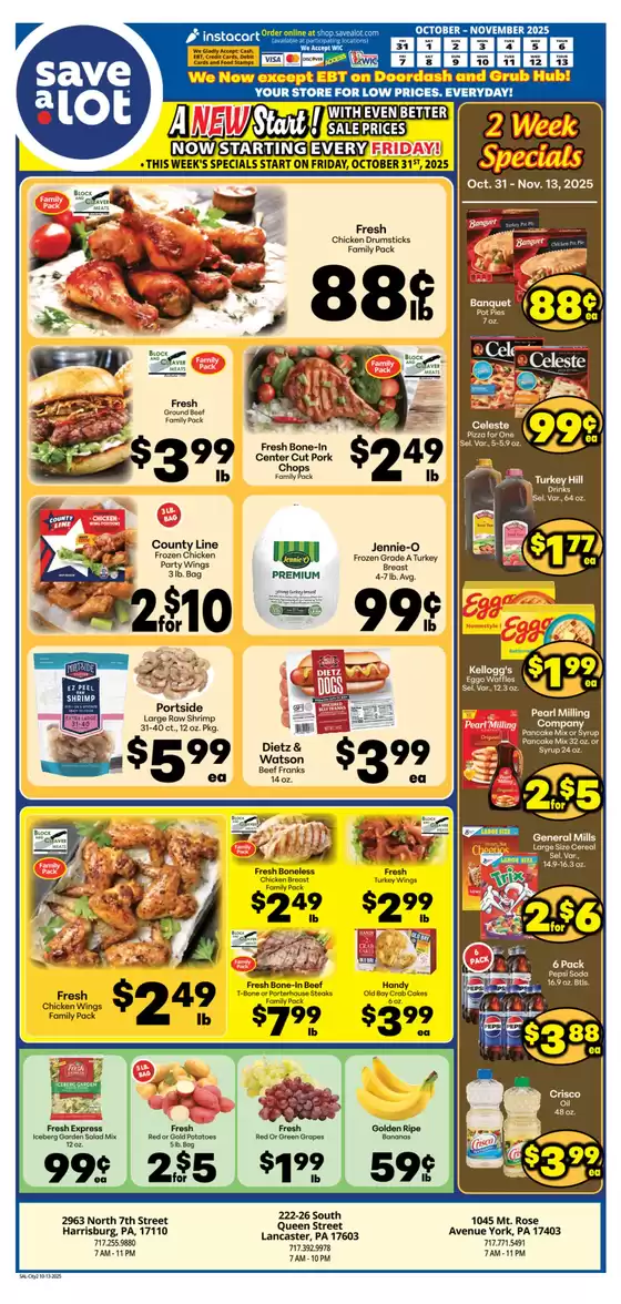 Save a Lot catalogue in Millersburg IN | Top deals for all customers | 2025-10-31T00:00:00.000Z - 2025-11-13T00:00:00.000Z