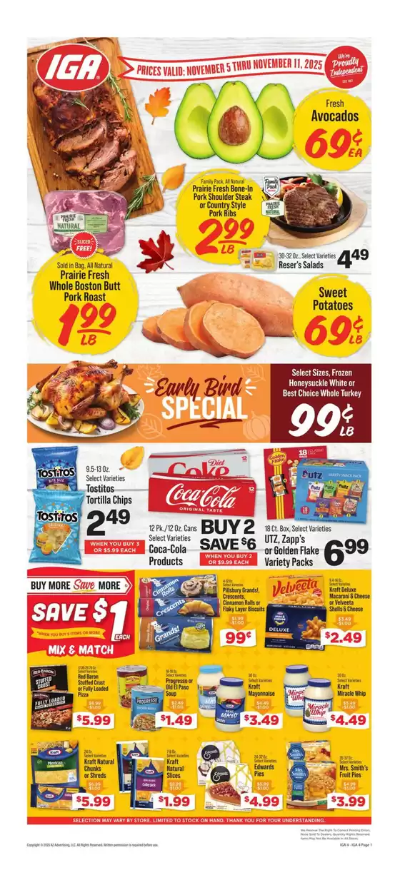 IGA catalogue in Orange Park FL | Discounts and promotions | 2025-11-05T00:00:00.000Z - 2025-11-11T00:00:00.000Z