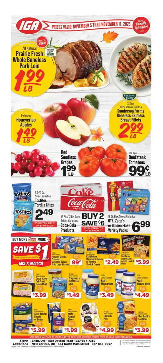 IGA catalogue in Orange Park FL | Great offer for bargain hunters | 2025-11-05T00:00:00.000Z - 2025-11-11T00:00:00.000Z