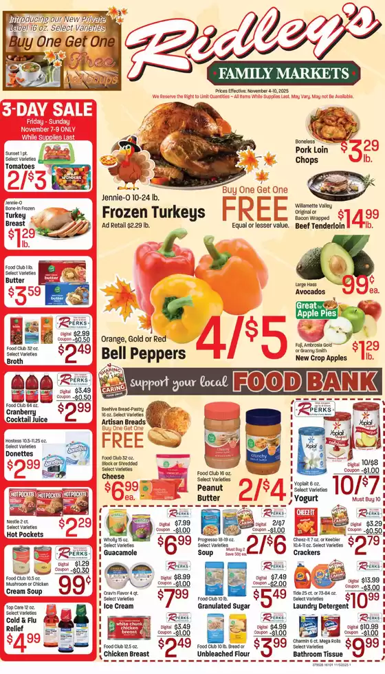 Ridley's Family Markets catalogue in Norwood MA | New offers to discover | 2025-11-04T00:00:00.000Z - 2025-11-10T00:00:00.000Z