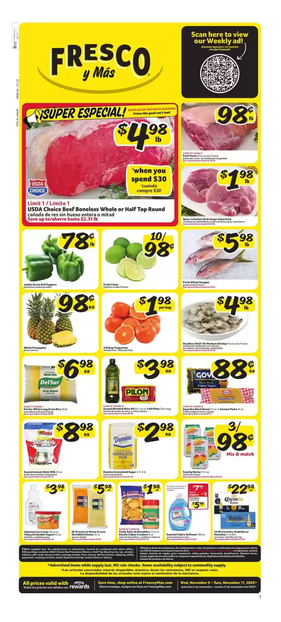 Fresco y Más catalogue in Mebane NC | Weekly Circular | 2025-11-05T00:00:00.000Z - 2025-11-11T00:00:00.000Z