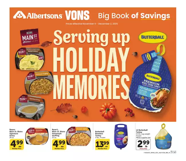 Vons catalogue in Mebane NC | Vons - SoCal - BBS | 2025-11-05T00:00:00.000Z - 2025-12-02T00:00:00.000Z