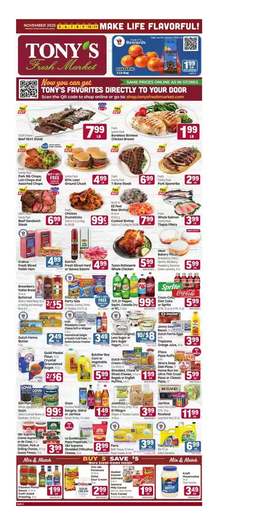 Tony's Fresh Market catalogue in Mebane NC | Weekly Ad | 2025-11-05T00:00:00.000Z - 2025-11-11T00:00:00.000Z