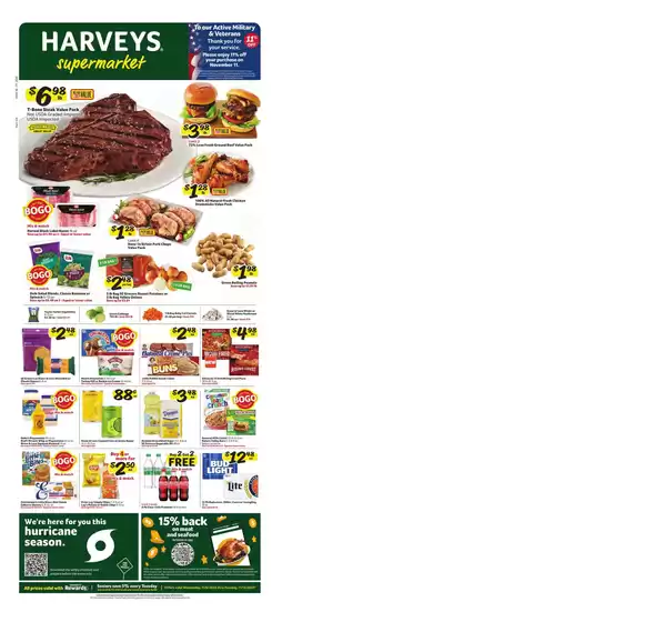 Harveys Supermarkets catalogue in Sussex WI | Great discounts on selected products | 2025-11-05T00:00:00.000Z - 2025-11-11T00:00:00.000Z