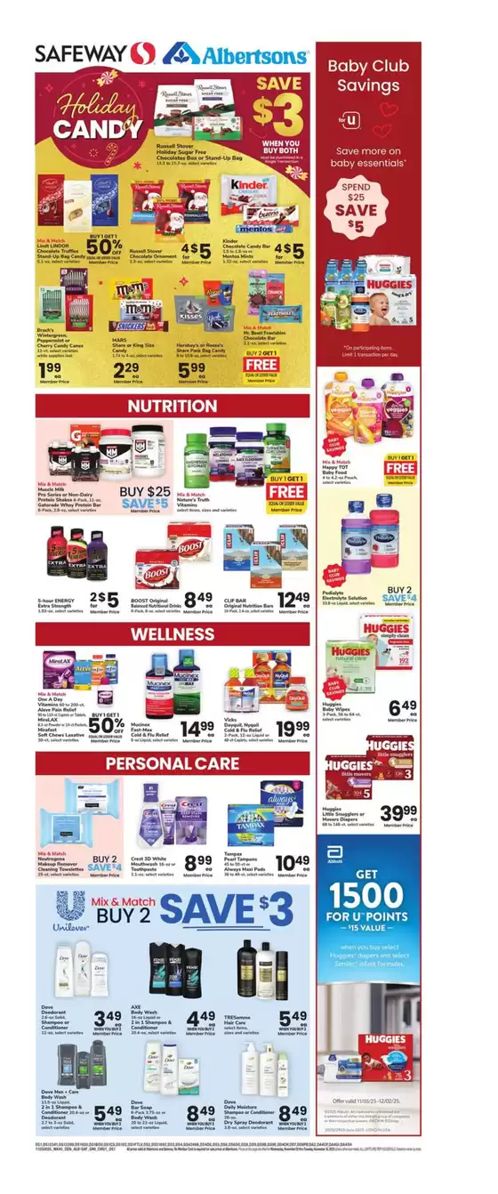 Albertsons catalogue in Roseburg OR | Albertsons - Denver - GMI | 2025-11-05T00:00:00.000Z - 2025-11-18T00:00:00.000Z