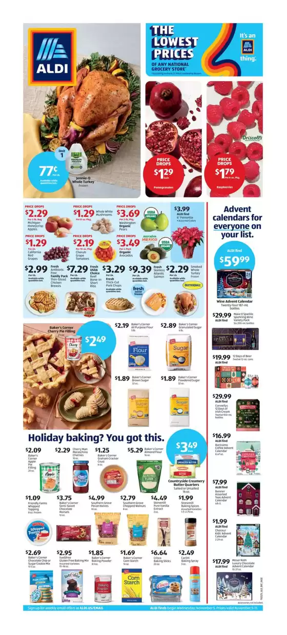 Aldi catalogue in Pea Ridge AR | Weekly Ad | 2025-11-05T00:00:00.000Z - 2025-11-11T00:00:00.000Z