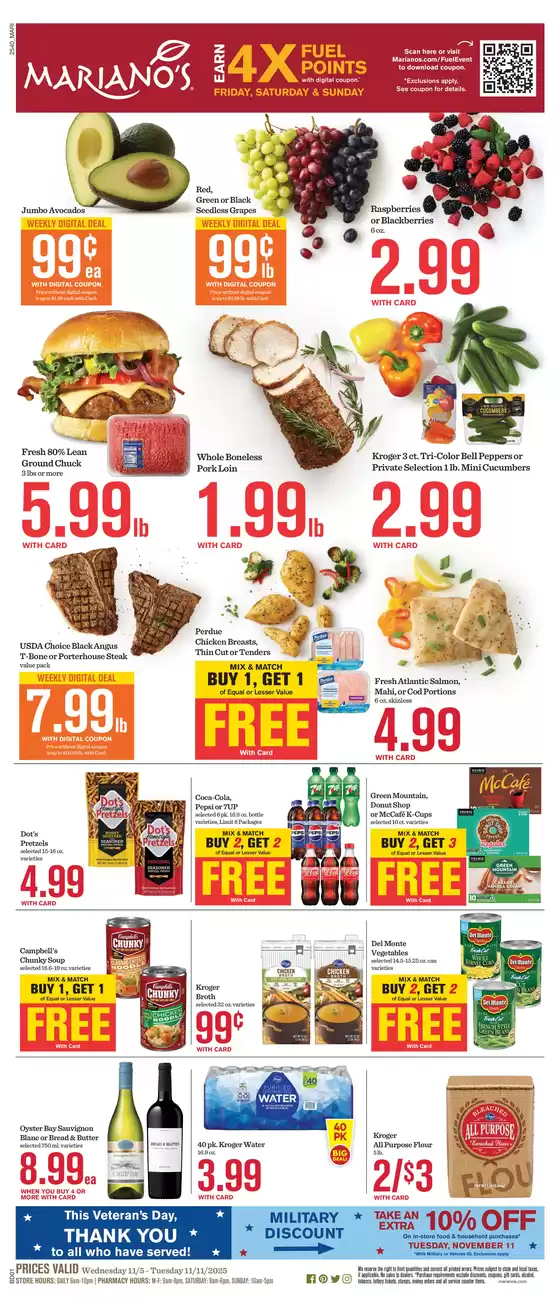 Mariano's catalogue in Sussex WI | Weekly Ad | 2025-11-05T00:00:00.000Z - 2025-11-11T00:00:00.000Z