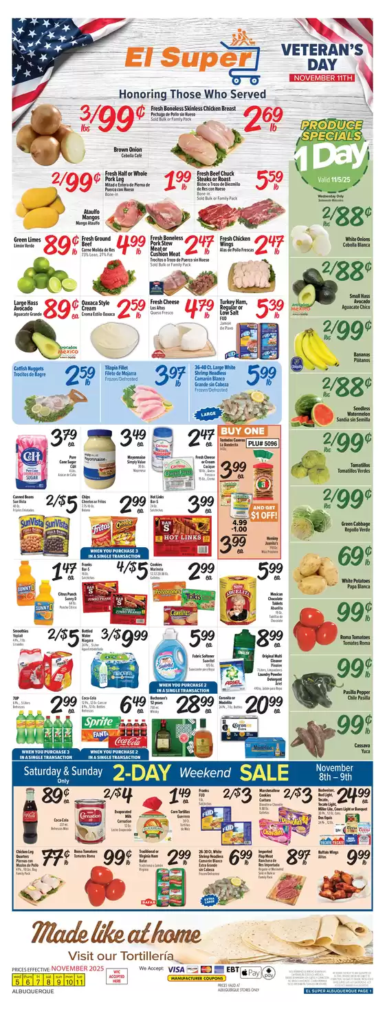 Weekly Ad Savings (11/05/25 - 11/11/25)