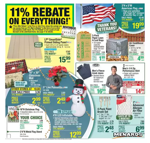 Menards catalogue in Johns Creek GA | Menards Weekly Ad November 6 – November 16, 2025 | 2025-11-03T00:00:00.000Z - 2025-11-16T00:00:00.000Z