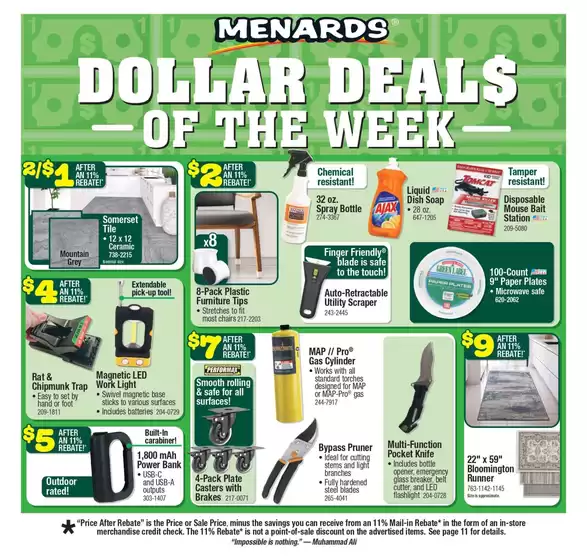 Menards Weekly Ad November 6 – November 16, 2025