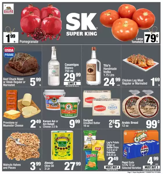 Weekly add Super King Markets