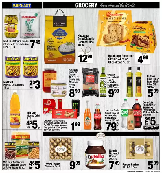 Weekly add Super King Markets