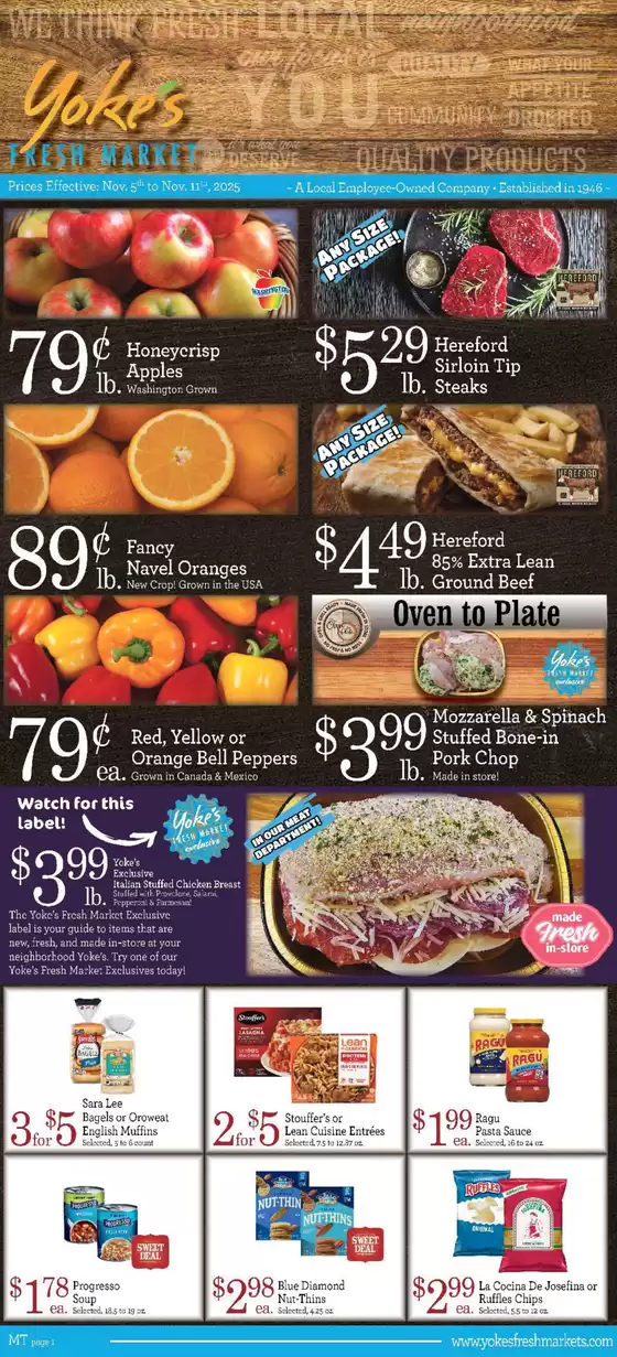 Yoke's Fresh Market catalogue in Gilbert AZ | Top offers for all bargain hunters | 2025-11-05T00:00:00.000Z - 2025-11-11T00:00:00.000Z