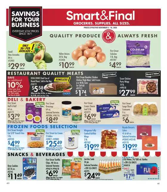 Business & Club Savings (11/05/2025 - 11/18/2025)