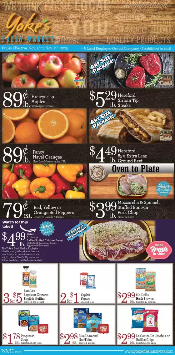 Yoke's Fresh Market catalogue in Gilbert AZ | New offers to discover | 2025-11-05T00:00:00.000Z - 2025-11-11T00:00:00.000Z