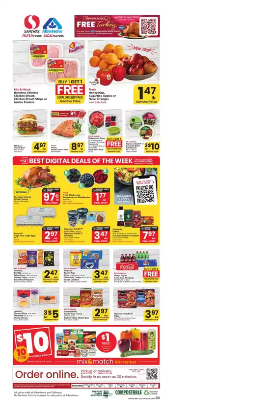 Safeway catalogue in Bellevue PA | Top offers for all bargain hunters | 2025-11-05T00:00:00.000Z - 2025-11-11T00:00:00.000Z