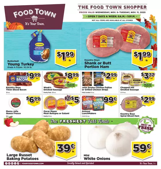 Food Town catalogue in Lansdale PA | FoodTown Instore Ad | 2025-11-05T00:00:00.000Z - 2025-11-11T00:00:00.000Z