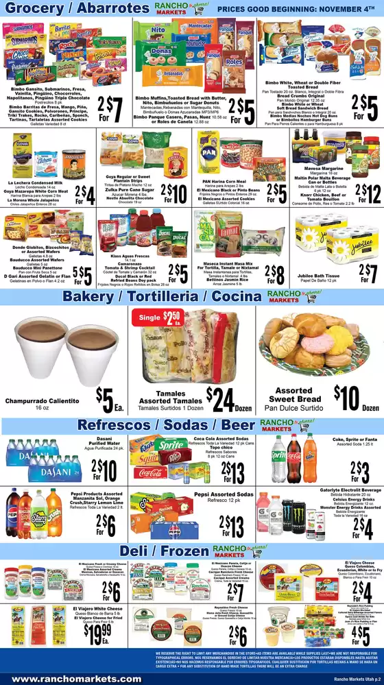 Rancho Markets weekly ad