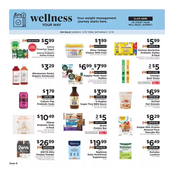 ShopRite catalogue | Shop Wellness 11/09 | 2025-11-06T00:00:00.000Z - 2025-11-15T00:00:00.000Z