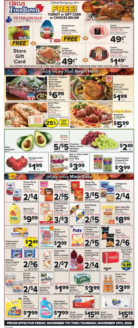 Foodtown supermarkets catalogue in Jonesboro AR | Top offers for smart savers | 2025-11-07T00:00:00.000Z - 2025-11-13T00:00:00.000Z