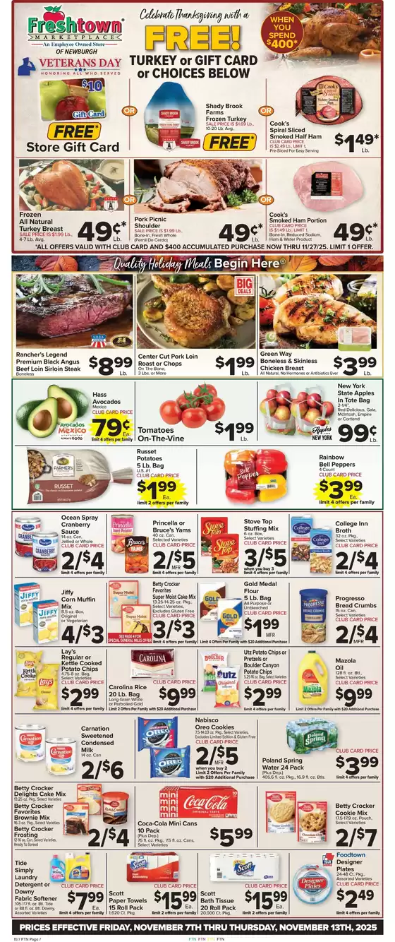 Foodtown supermarkets catalogue in Jonesboro AR | Top deals for all customers | 2025-11-07T00:00:00.000Z - 2025-11-13T00:00:00.000Z