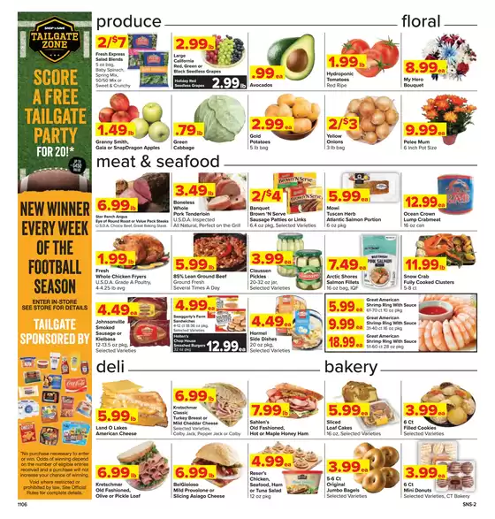 Current special promotions