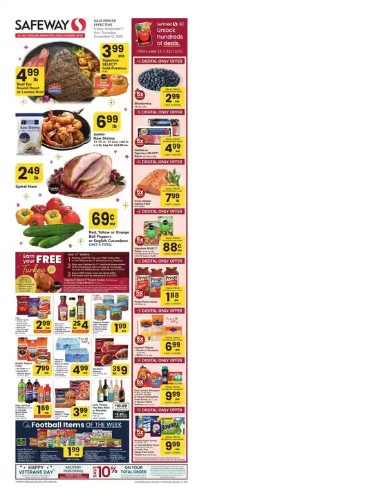 Safeway catalogue in Leesburg VA | Discover attractive offers | 2025-11-07T00:00:00.000Z - 2025-11-13T00:00:00.000Z