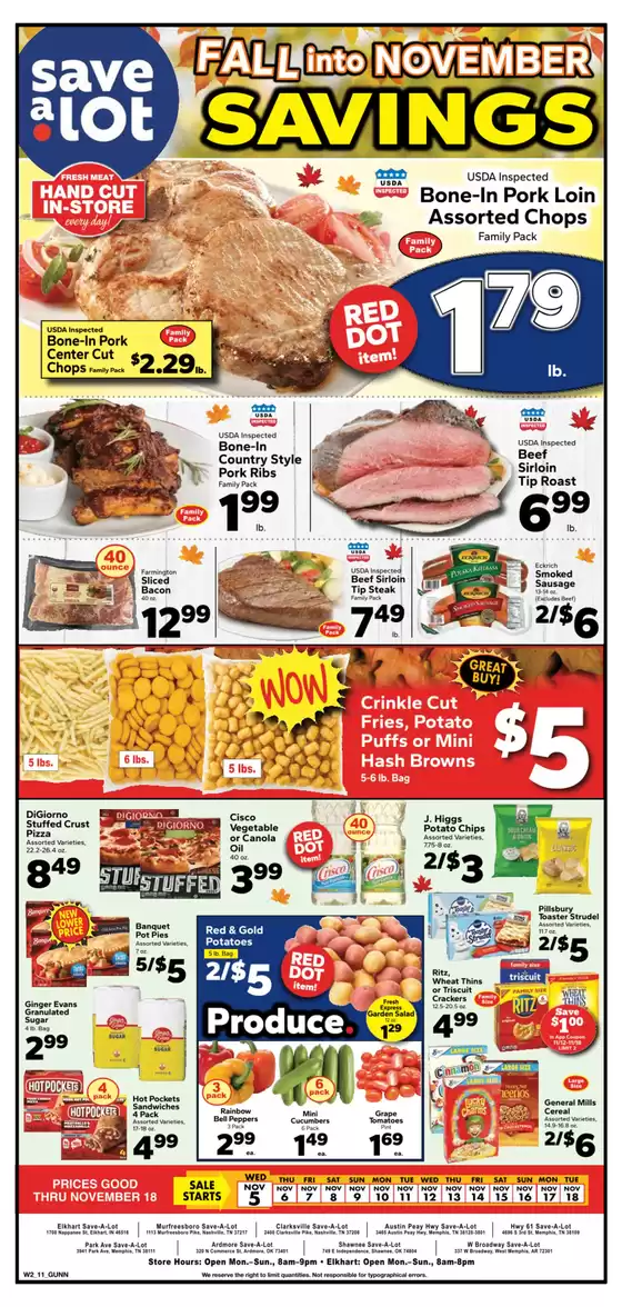 Save a Lot catalogue in Brighton MI | Exclusive deals for our customers | 2025-11-05T00:00:00.000Z - 2025-11-11T00:00:00.000Z