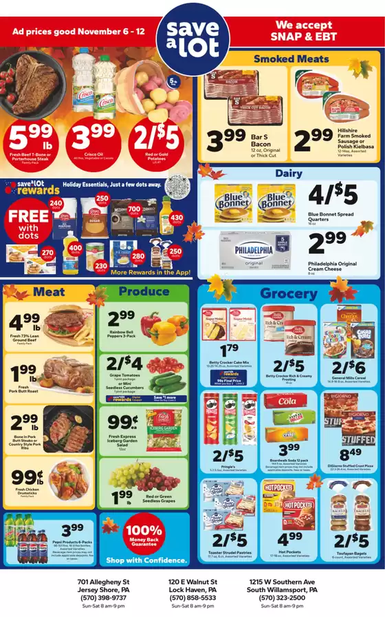 Save a Lot catalogue in Burt MI | Top deals and discounts | 2025-11-06T00:00:00.000Z - 2025-11-12T00:00:00.000Z