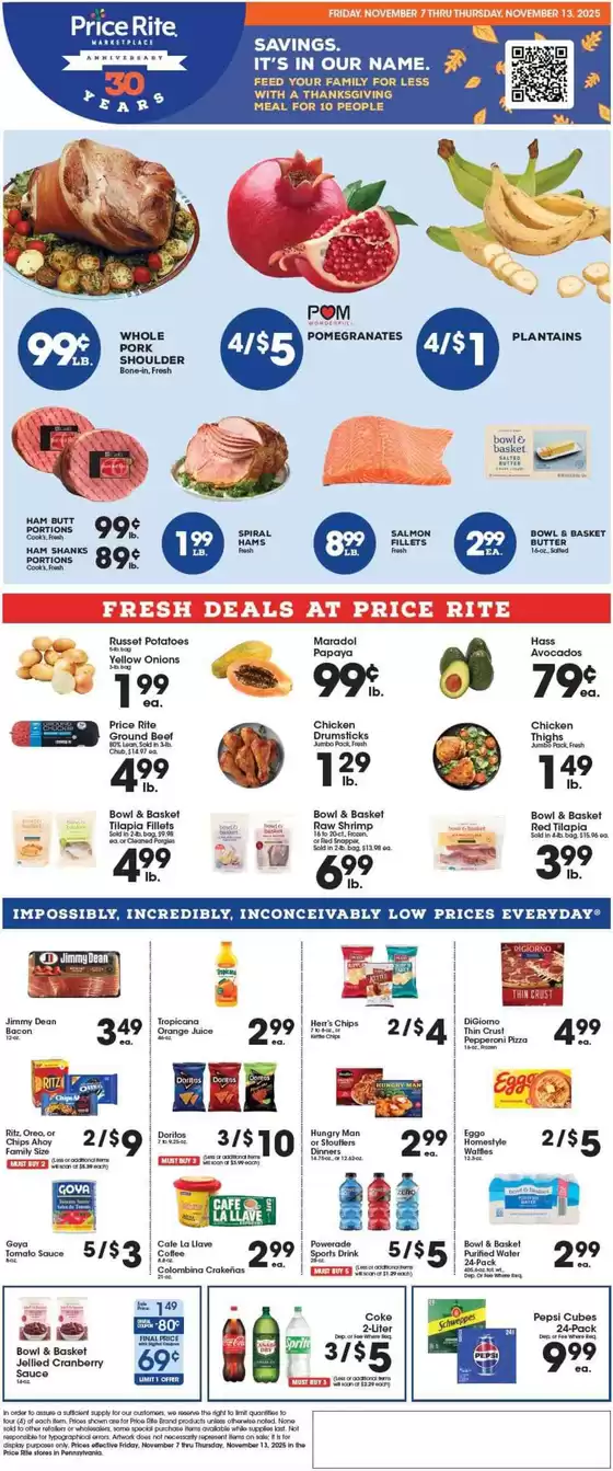 Price Rite catalogue in Laveen AZ | Weekly Ads Price Rite | 2025-11-07T00:00:00.000Z - 2025-11-13T00:00:00.000Z