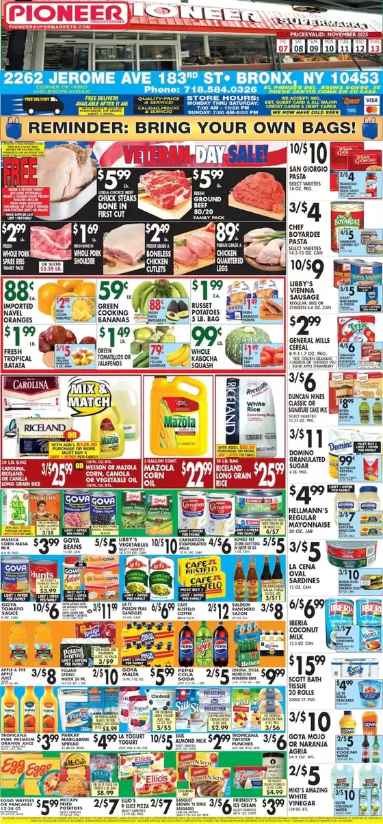 Pioneer Supermarkets catalogue in Laveen AZ | Special offers for you | 2025-11-07T00:00:00.000Z - 2025-11-13T00:00:00.000Z