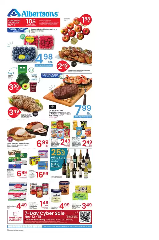 Albertsons catalogue in Laveen AZ | Great discounts on selected products | 2025-11-05T00:00:00.000Z - 2025-11-11T00:00:00.000Z