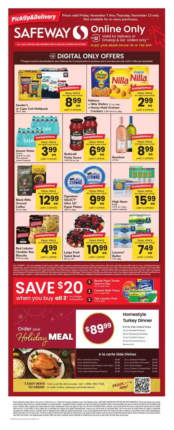 Safeway catalogue in Maple Grove MN | Special offers for you | 2025-11-07T00:00:00.000Z - 2025-11-13T00:00:00.000Z