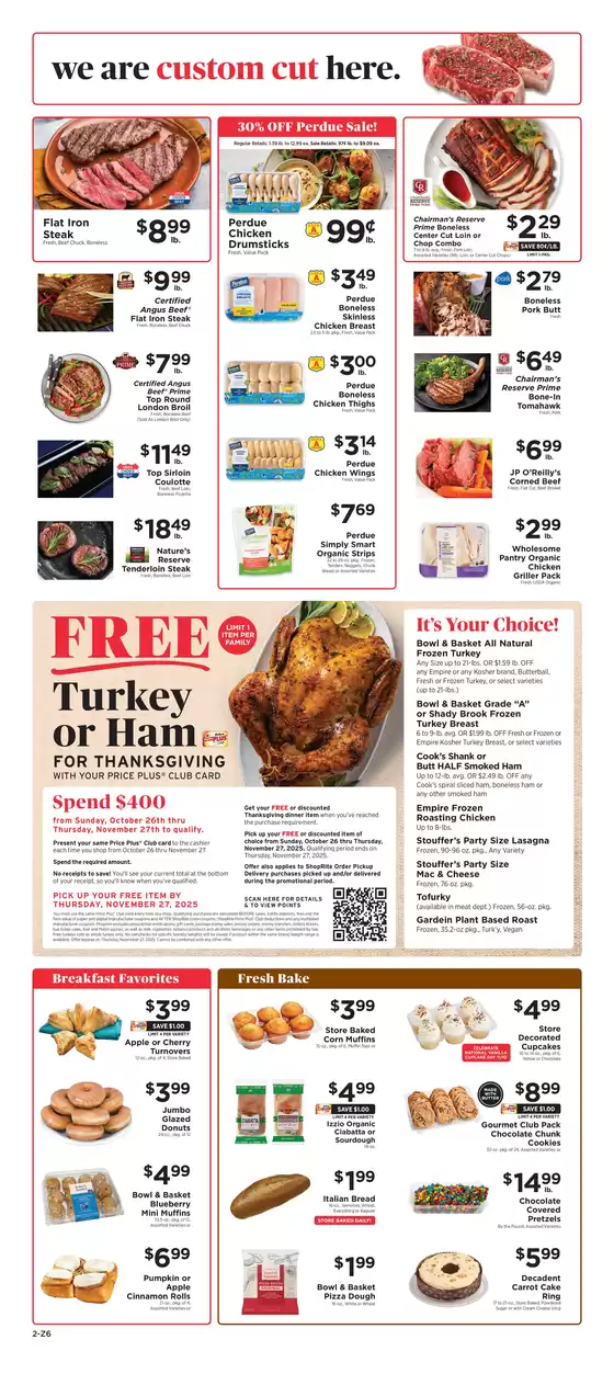 Current bargains and offers