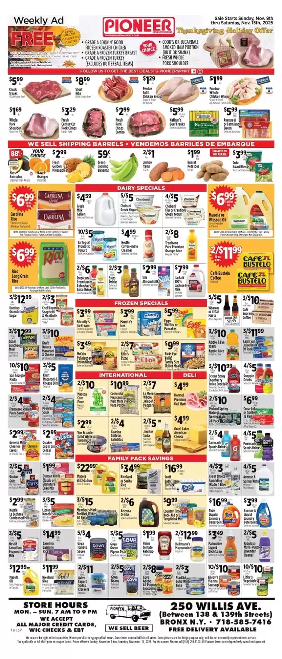 Pioneer Supermarkets catalogue | Offers for bargain hunters | 2025-11-09T00:00:00.000Z - 2025-11-15T00:00:00.000Z
