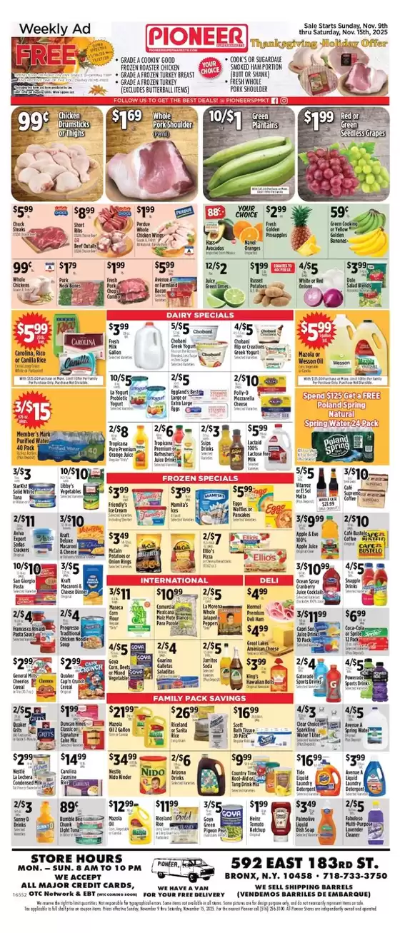 Pioneer Supermarkets catalogue in Kilgore TX | Great offer for all customers | 2025-11-09T00:00:00.000Z - 2025-11-15T00:00:00.000Z