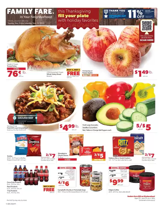 Family Fare catalogue in Kilgore TX | Discounts and promotions | 2025-11-09T00:00:00.000Z - 2025-11-15T00:00:00.000Z