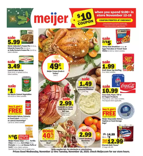 Meijer catalogue in Mechanicville NY | Great offer for bargain hunters | 2025-11-12T00:00:00.000Z - 2025-11-18T00:00:00.000Z